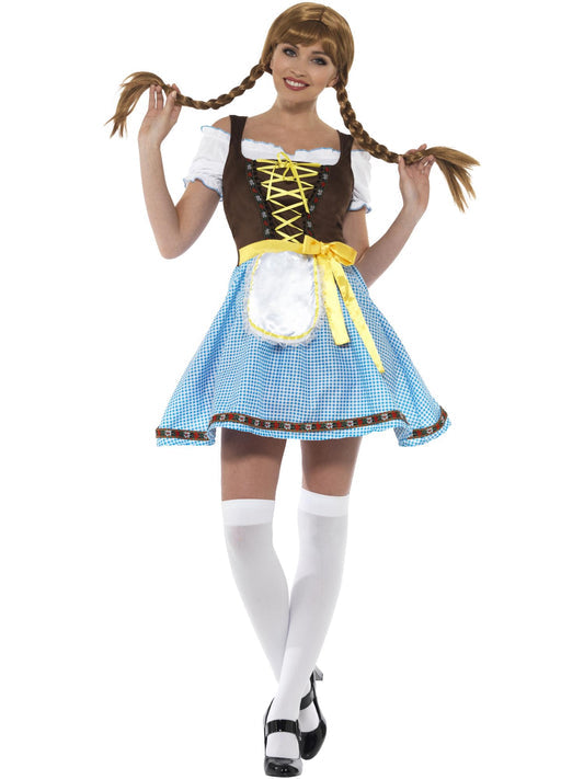 Olga Bavarian Costume, Blue & White