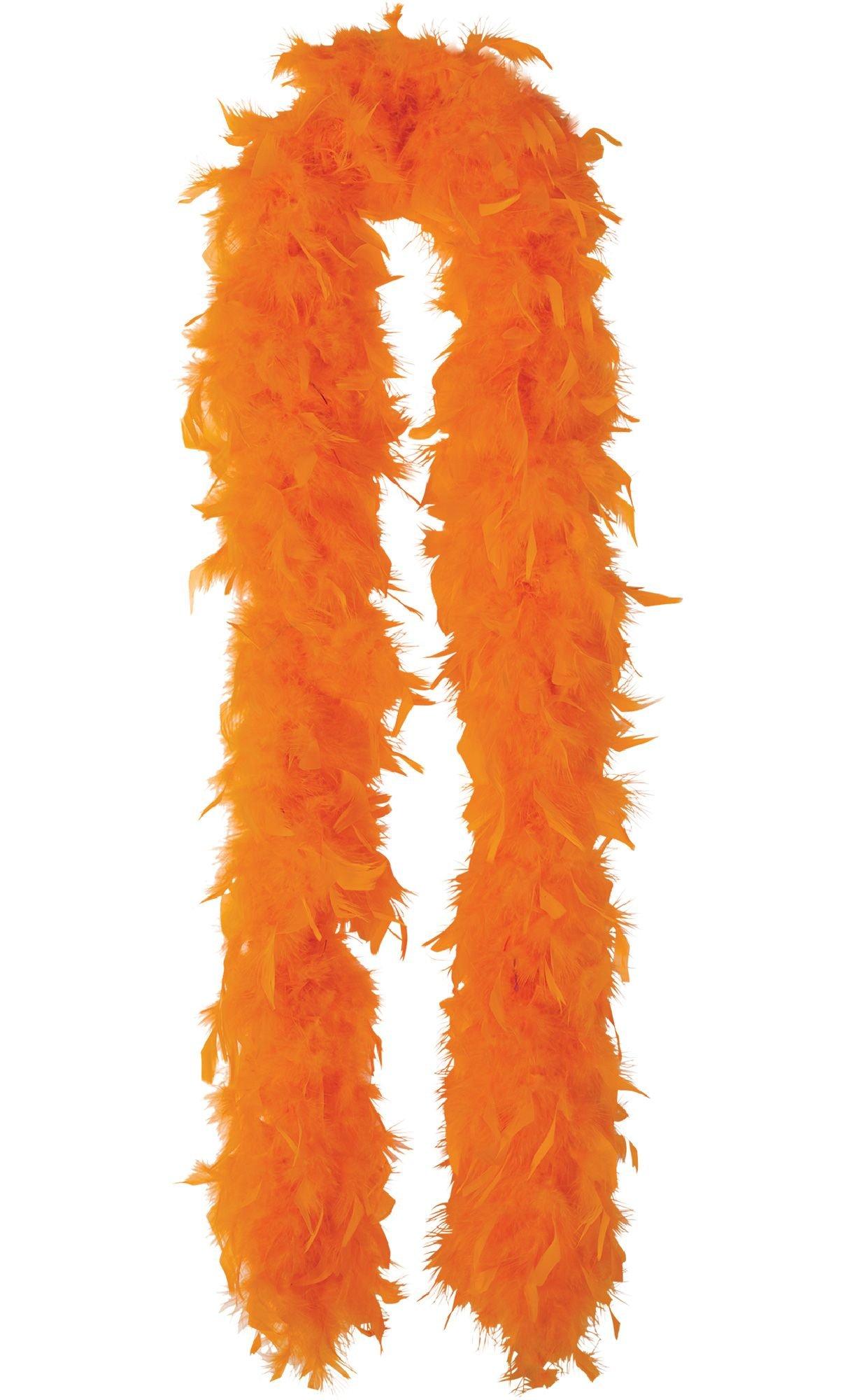 Orange Feather Boa 1.8m
