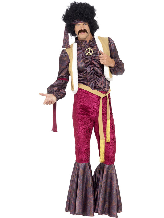 70s Psychedelic Rocker Costume, Purple