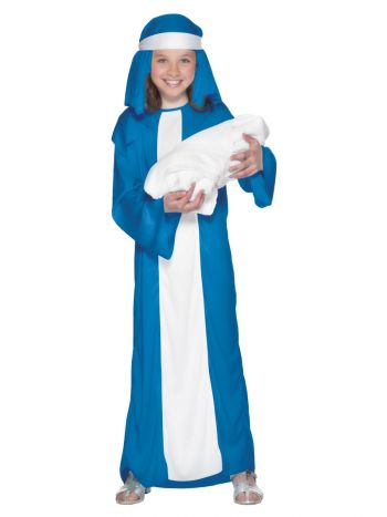 Mary Child Costume, Blue