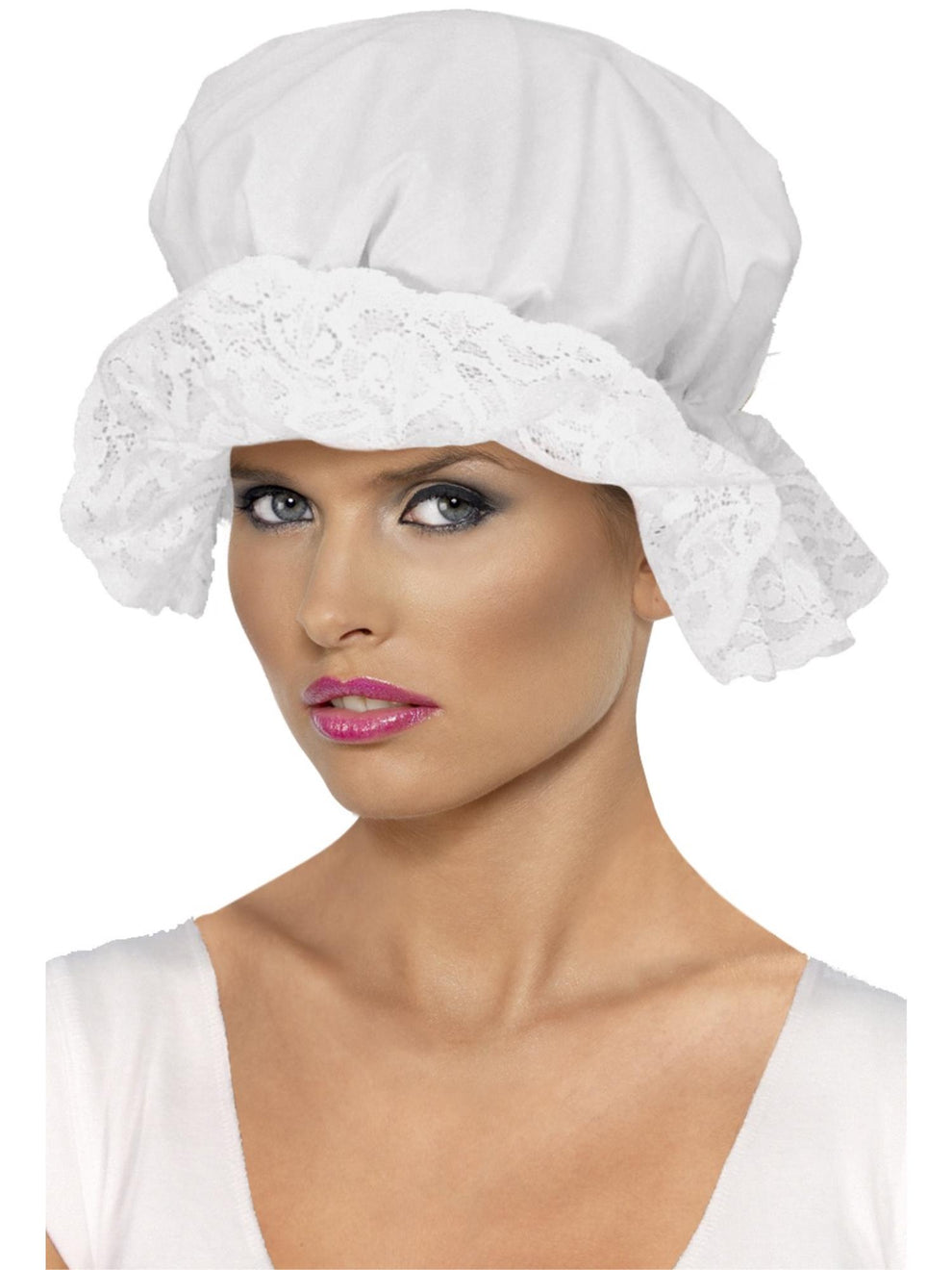 Mop Cap, White