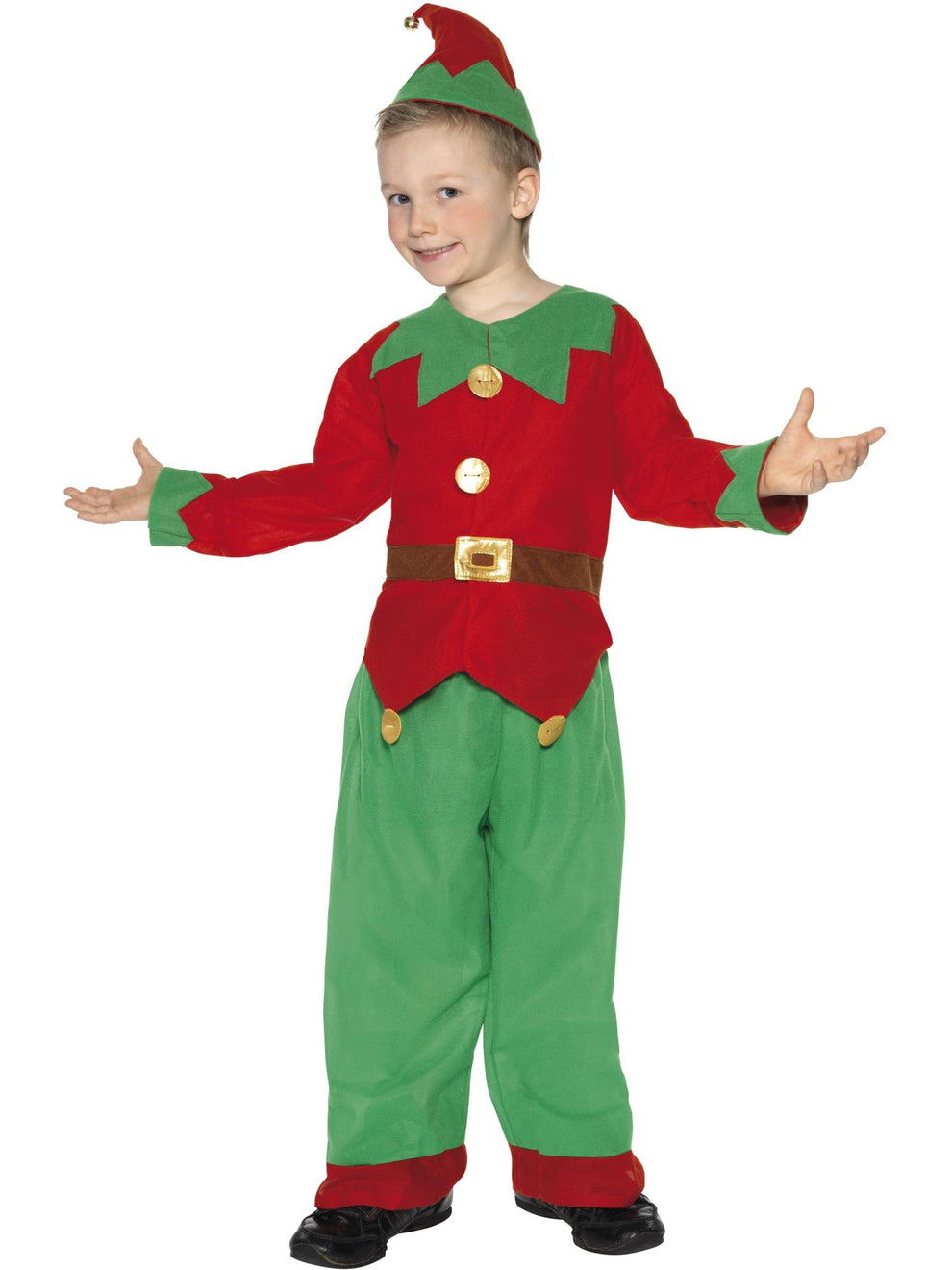 Elf Costume, Red & Green