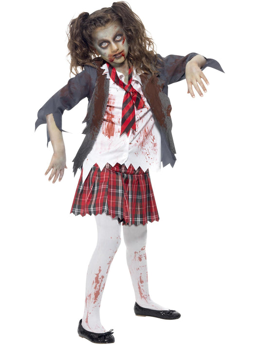 Zombie School Girl Costume,
