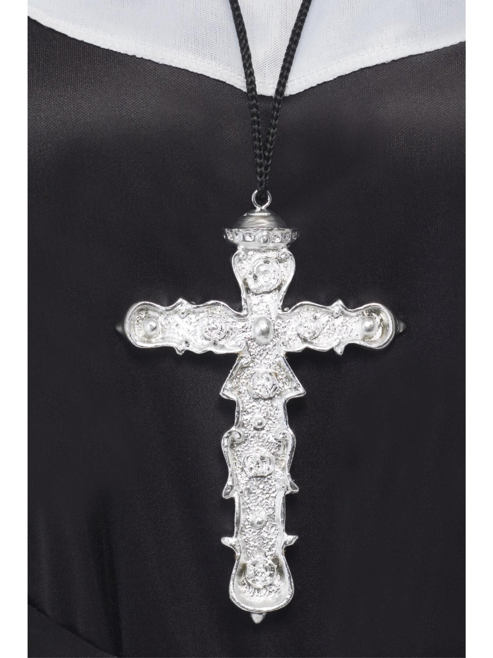 Ornate Cross Pendant, Silver