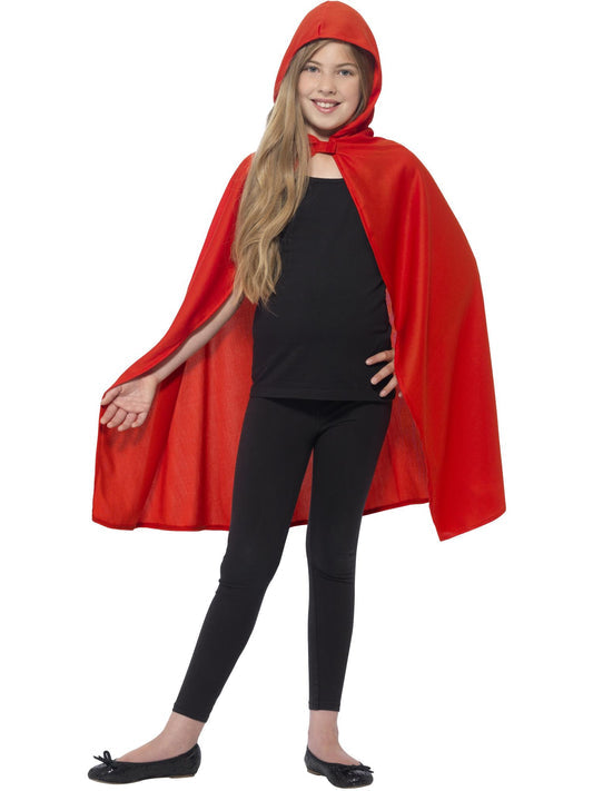 Hooded Cape, Red