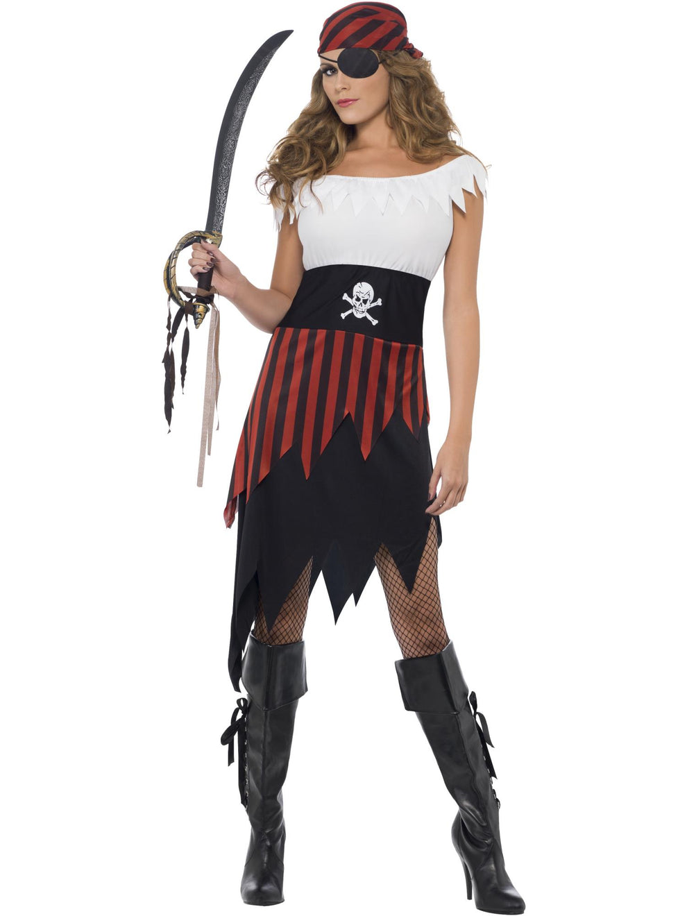 Pirate Wench Costume, Black