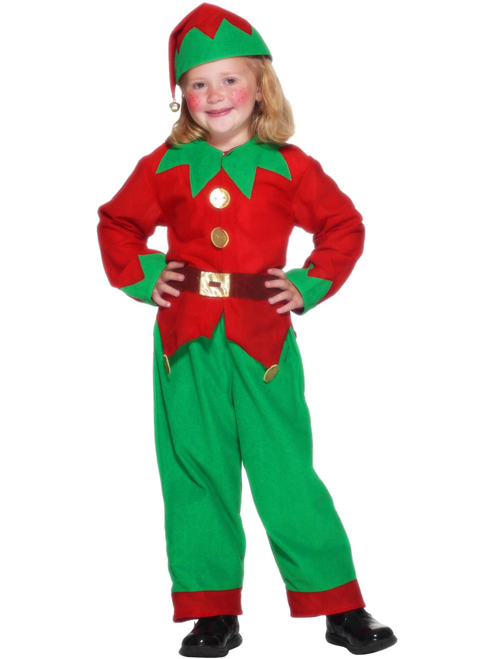 Elf Costume, Red & Green