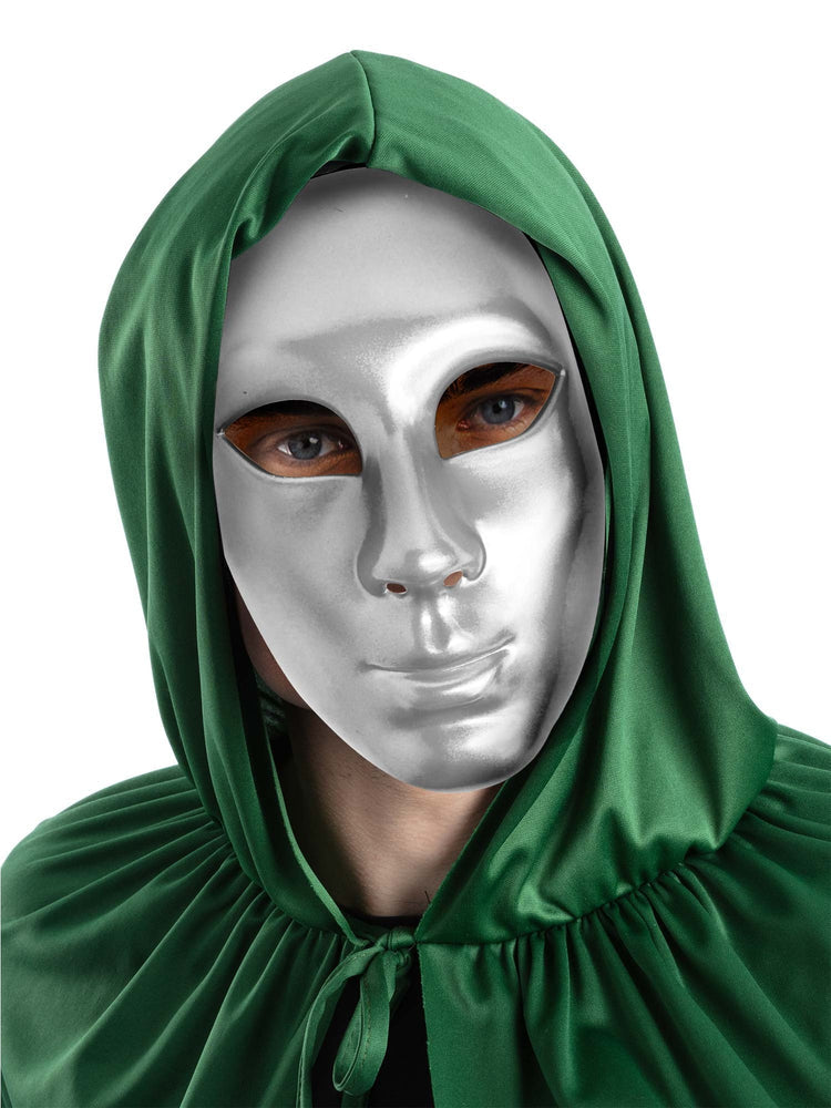 Silver Robot/Mime Masquerade Mask