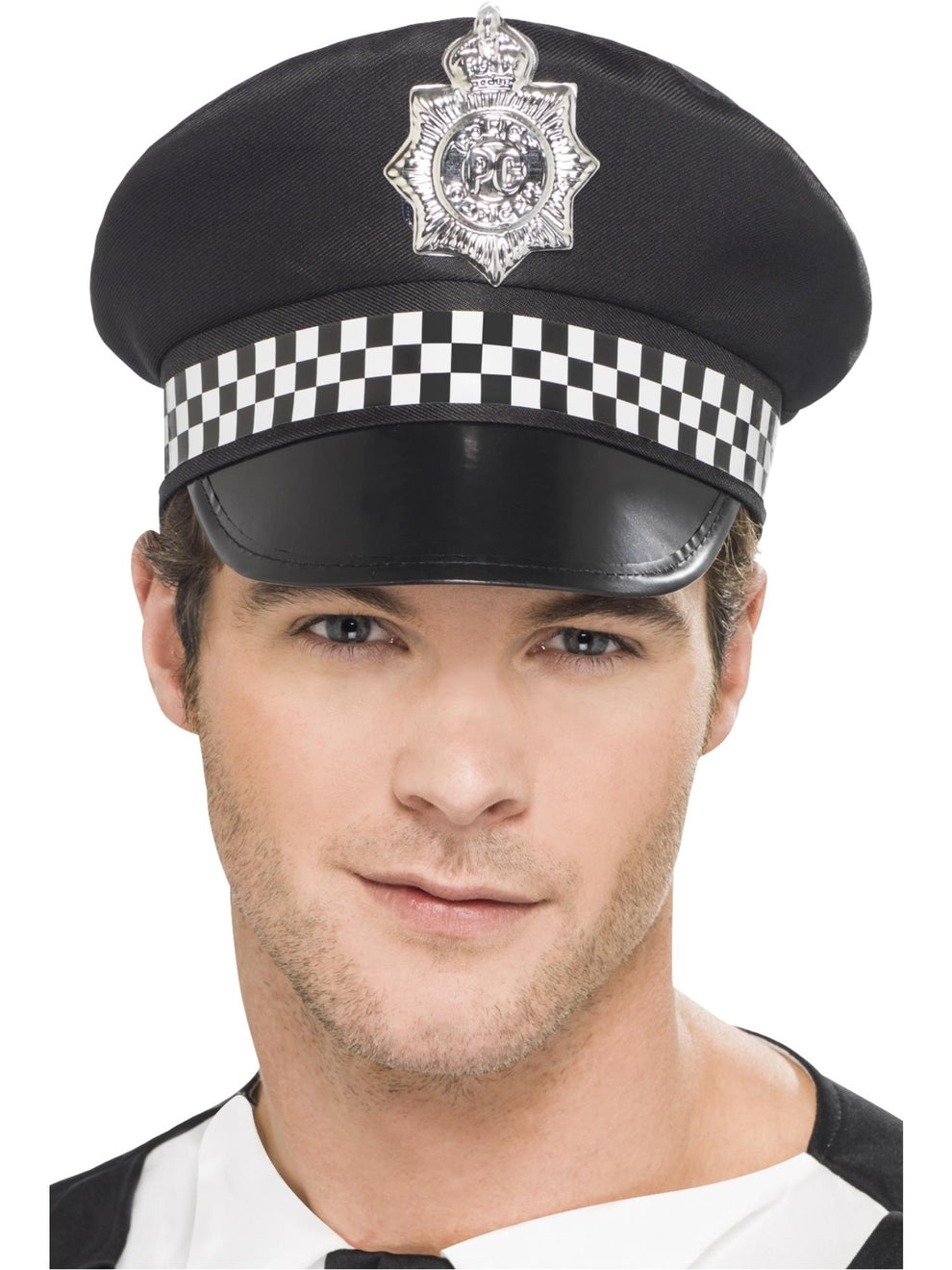 Police Panda Cap, Black