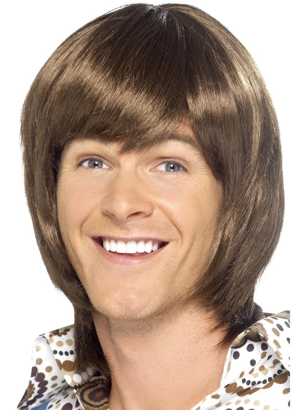 70s Heartthrob Wig, Brown